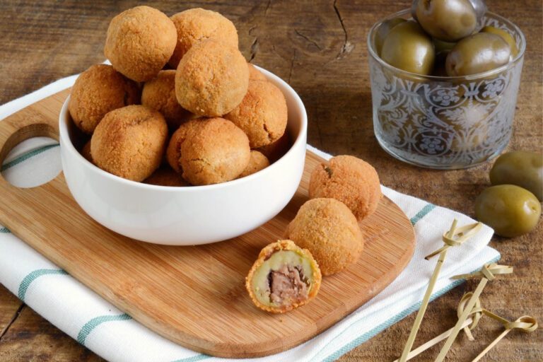 Plateau met heerlijke olive all ascolana