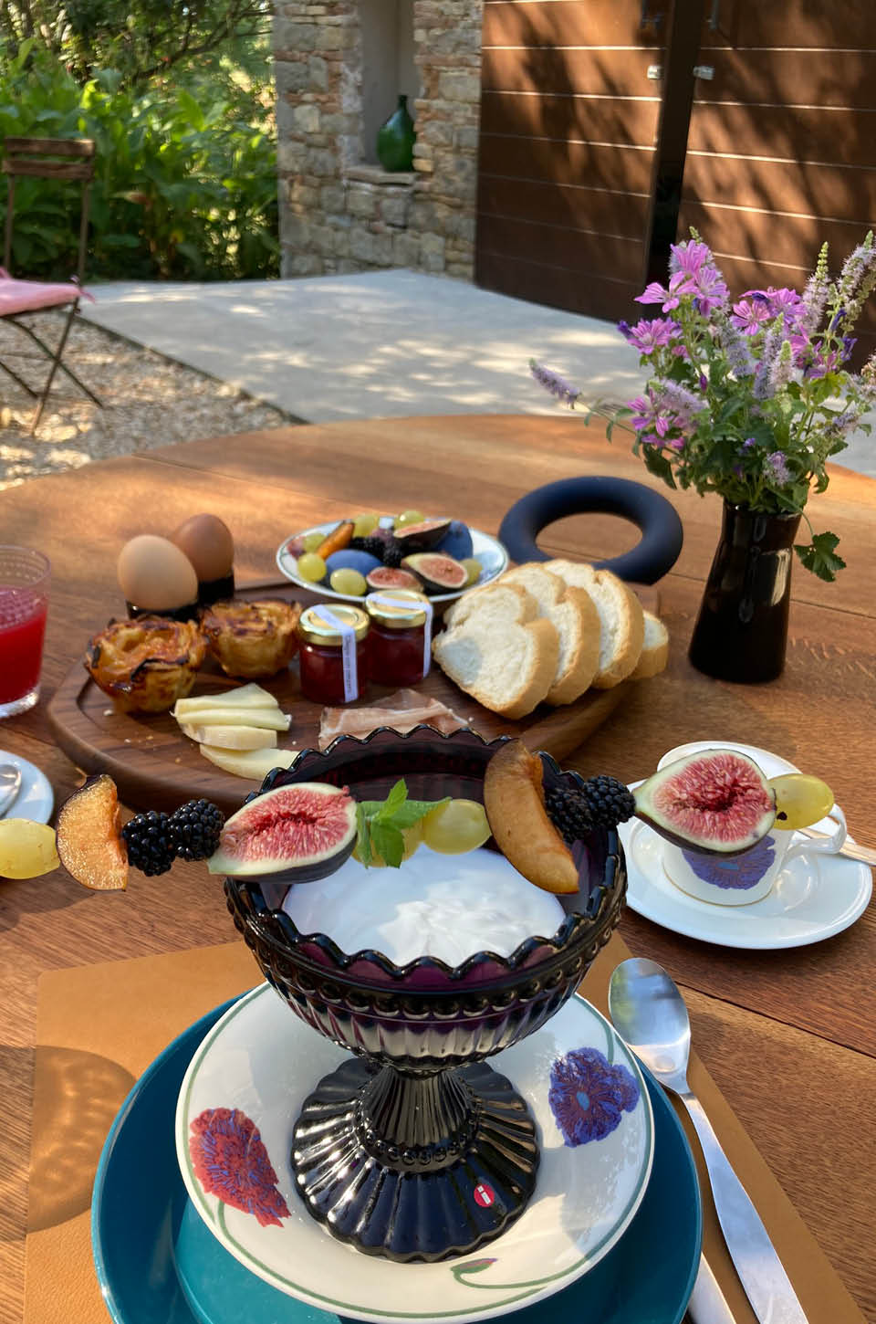 Villa Verdicchio ontbijt