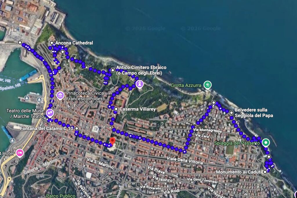Stadswandeling Ancona Villa Verdicchio